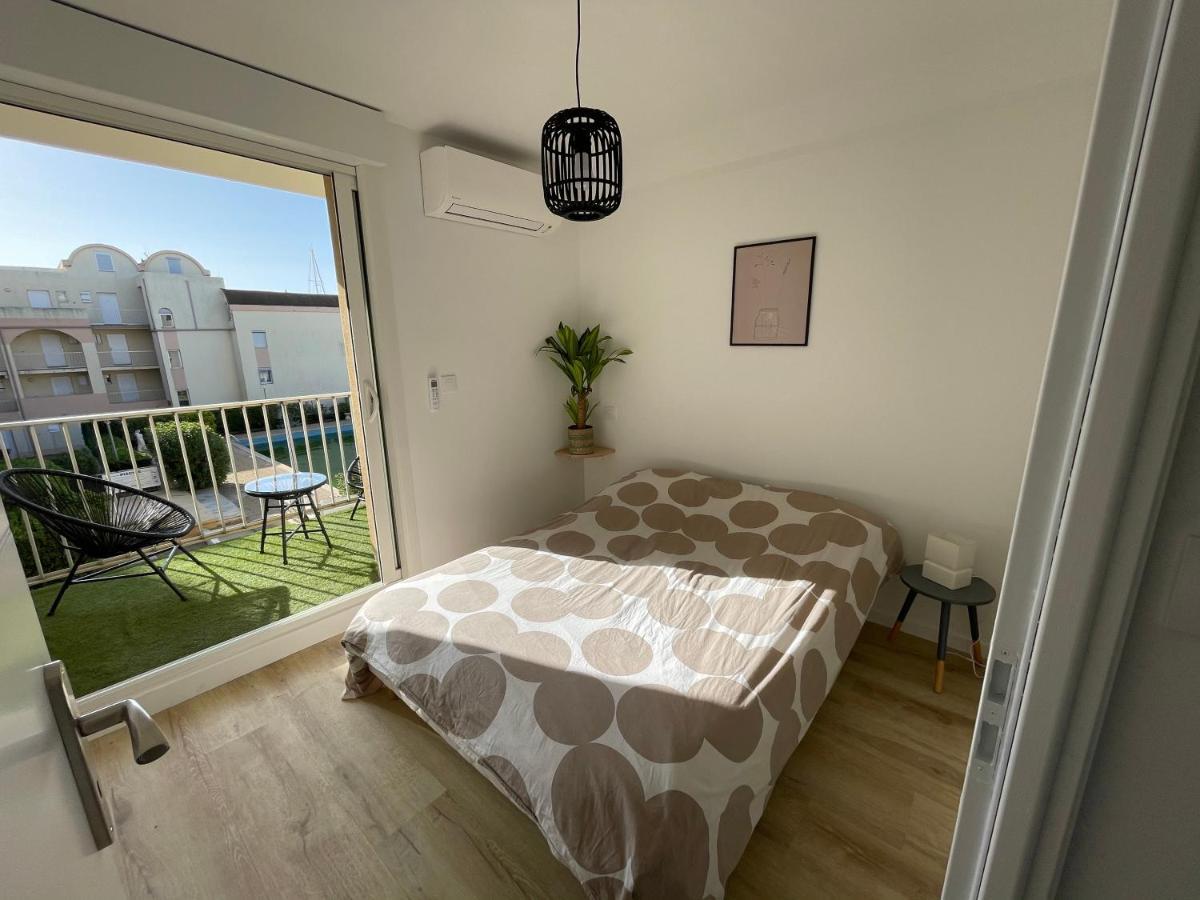 Apartmán T3 Expo Sud-Est - Parking - Piscine - Clim - Wifi Gruissan Exteriér fotografie