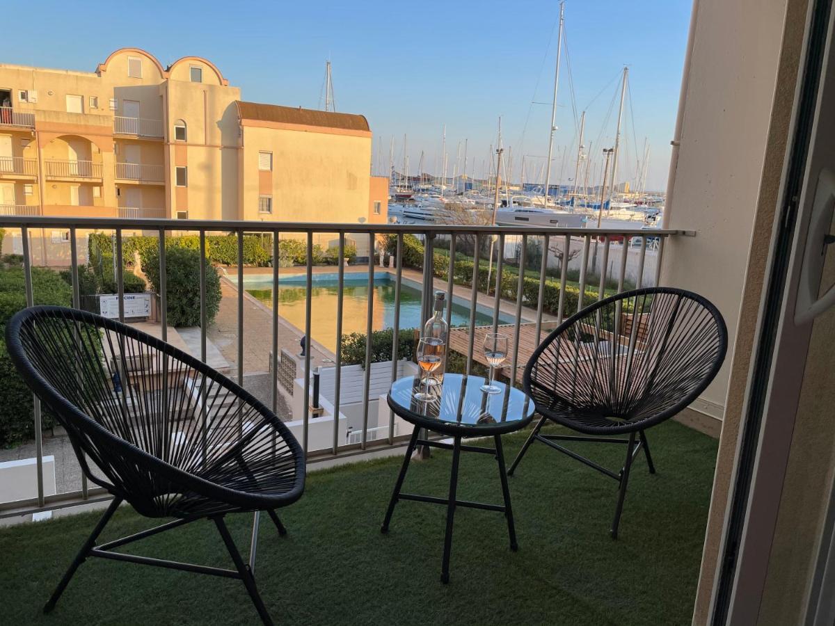 Apartmán T3 Expo Sud-Est - Parking - Piscine - Clim - Wifi Gruissan Exteriér fotografie